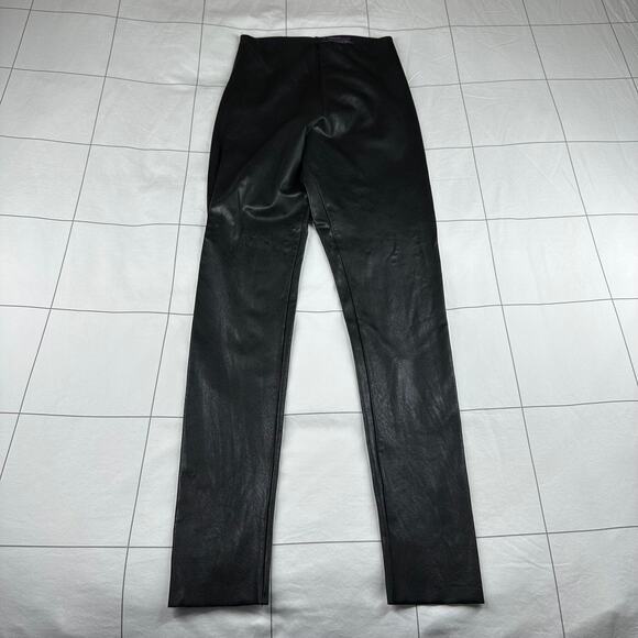 Commando Leggings Womens Medium Black Control Faux Leather High Waist Ankle - Picture 1 of 8